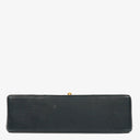Chanel Medium Double Flap Bag Navy Quilted Lambskin With 24K Gold-Plated Hardware And Mademoiselle Chain