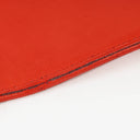 Chanel CC Logo Red Leather Full Flap Shoulder Bag