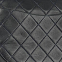 Chanel Medium Double Flap Bag Navy Quilted Lambskin With 24K Gold-Plated Hardware And Mademoiselle Chain