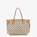 Louis Vuitton Damier Azur Coated Canvas Neverfull PM Tote Bag