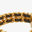 Chanel Stainless Steel Lambskin 20mm Chain Premiere Quartz Watch Gold M