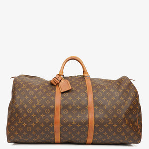 Louis Vuitton Keepall 60 Monogram Canvas Travel Bag