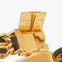 Chanel Stainless Steel Lambskin 20mm Chain Premiere Quartz Watch Gold M