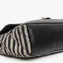 Chanel Quilted Jersey Navy White Red Jumbo Coco Sailor Flap Bag