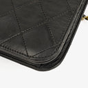 Chanel Classic Full Flap Bag Black Quilted Leather 24K Gold-Plated Hardware