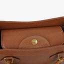 Gucci Vintage Brown Leather Diana Bamboo Tote