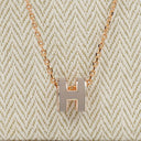 Hermès Mini Pop H Rose Gold-Plated Necklace