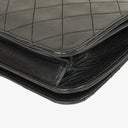 Chanel Classic Full Flap Bag Black Quilted Leather 24K Gold-Plated Hardware