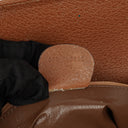 Gucci Vintage Brown Leather Diana Bamboo Tote