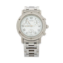 Hermes Clipper Chronograph 32mm Stainless Steel Quartz Watch