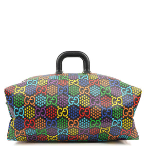 Gucci Psychedelic Black Multicolor GG Supreme Monogram Duffle Backpack&nbsp;
