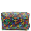 Gucci Psychedelic Black Multicolor GG Supreme Monogram Duffle Backpack&nbsp;