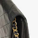 Chanel Classic Full Flap Bag Black Quilted Leather 24K Gold-Plated Hardware