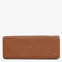 Gucci Vintage Brown Leather Diana Bamboo Tote