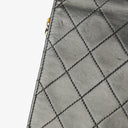 Chanel Classic Full Flap Bag Black Quilted Leather 24K Gold-Plated Hardware