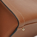 Gucci Vintage Brown Leather Diana Bamboo Tote