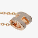 Hermès Mini Pop H Rose Gold-Plated Necklace