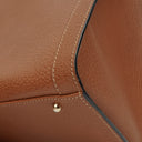 Gucci Vintage Brown Leather Diana Bamboo Tote