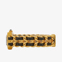 Chanel Stainless Steel Lambskin 20mm Chain Premiere Quartz Watch Gold M