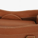 Gucci Vintage Brown Leather Diana Bamboo Tote