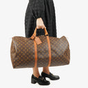 Louis Vuitton Keepall 60 Monogram Canvas Travel Bag
