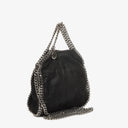 Stella McCartney Black Falabella Tiny Tote Vegan Shaggy Deer