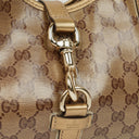 Gucci Beige/Gold Crystal Coated Canvas Joy Shoulder Bag