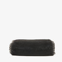 Stella McCartney Black Falabella Tiny Tote Vegan Shaggy Deer