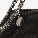 Stella McCartney Black Falabella Tiny Tote Vegan Shaggy Deer