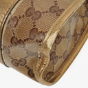 Gucci Beige/Gold Crystal Coated Canvas Joy Shoulder Bag