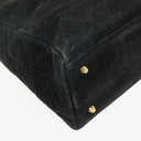 Christian Dior Black Cannage Quilted Suede Leather Lady Dior Bag
