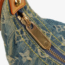 Louis Vuitton Baggy GM Monogram Denim Shoulder Bag