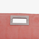 Sac à rabat Mademoiselle Chanel en daim rose chocolat