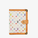 Louis Vuitton x Takashi Murakami White Monogram Multicolor Small Agenda/Notebook Cover
