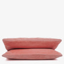 Sac à rabat Mademoiselle Chanel en daim rose chocolat