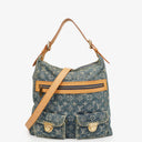 Louis Vuitton Baggy GM Monogram Denim Shoulder Bag