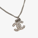 Chanel Crystal CC Pendant Necklace&nbsp;