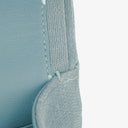 Chanel Medium Classic Vintage Double Flap Bag Light Blue Quilted Jersey 24K Gold-Plated Hardware