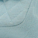 Chanel Medium Classic Vintage Double Flap Bag Light Blue Quilted Jersey 24K Gold-Plated Hardware