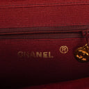 Chanel Small Half-Moon Black Velvet Flap Bag