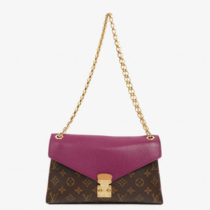 Louis Vuitton Pallas Chain Aurore Monogram Canvas Bag