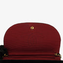Chanel Small Half-Moon Black Velvet Flap Bag