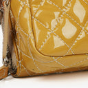 Chanel Mini Rectangular Double-Sided Flap Bag In Quilted Patent Leather