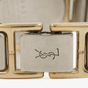 Yves Saint Laurent YSL Logo Two-Tone Stainless Steel Watch