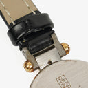 Van Cleef And Arpels La Collection No.22 Stainless Steel And Leather Watch