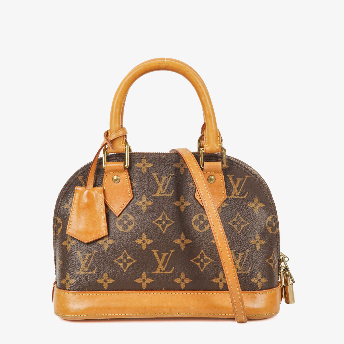 Louis Vuitton Alma BB Monogram Canvas Handbag