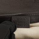 Gucci Brown Leather Dressage Crossbody Bag