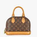 Louis Vuitton Alma BB Monogram Canvas Handbag