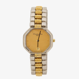 Christian Dior 25mm Octagon Stainless Steel Quartz Watch