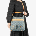 Louis Vuitton Baggy GM Monogram Denim Shoulder Bag